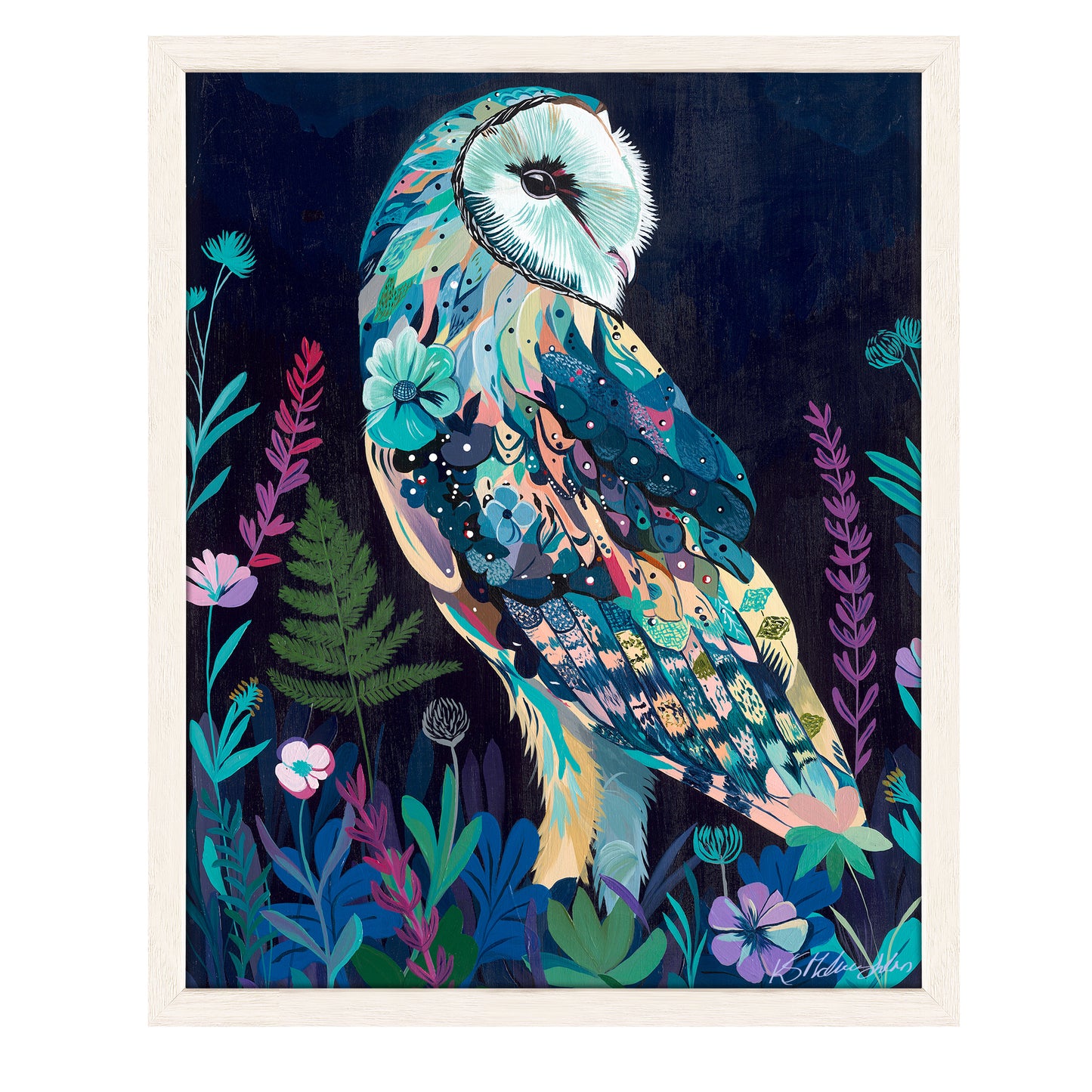 Bramwen Owl — Original Acrylic Painting