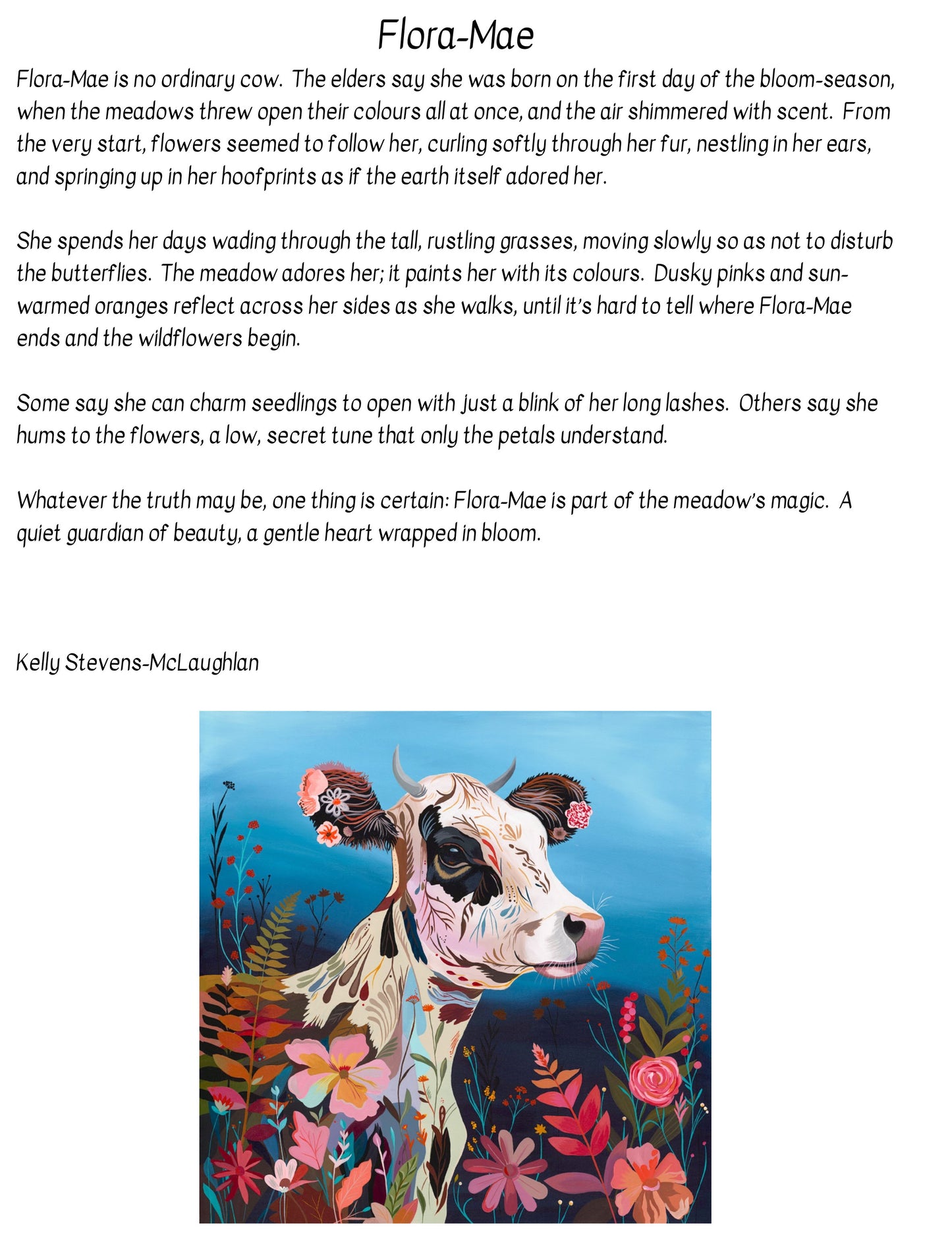 Flora Mae – Original Acrylic Painting