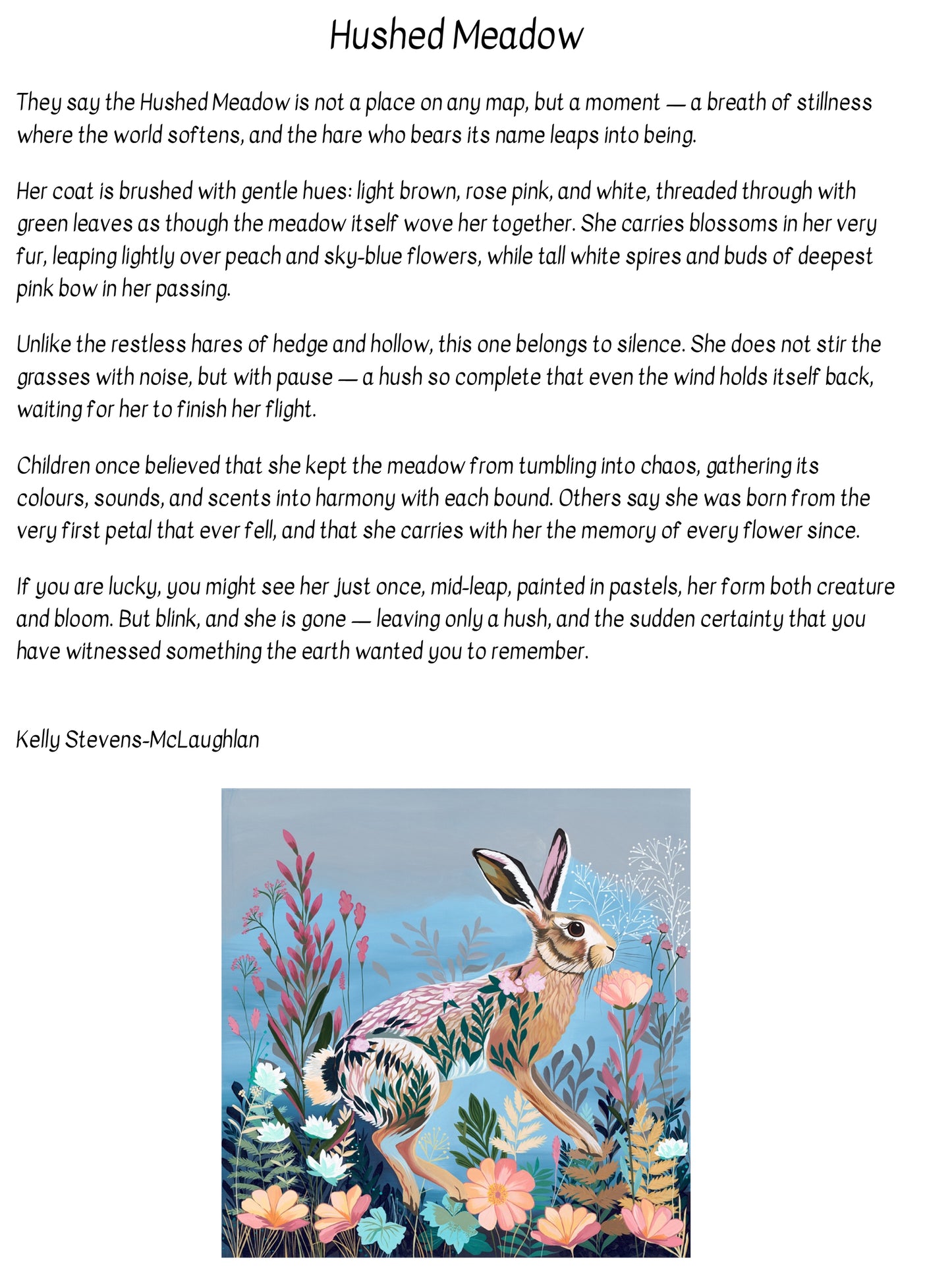 Hushed Meadow – Original Acrylic Painting