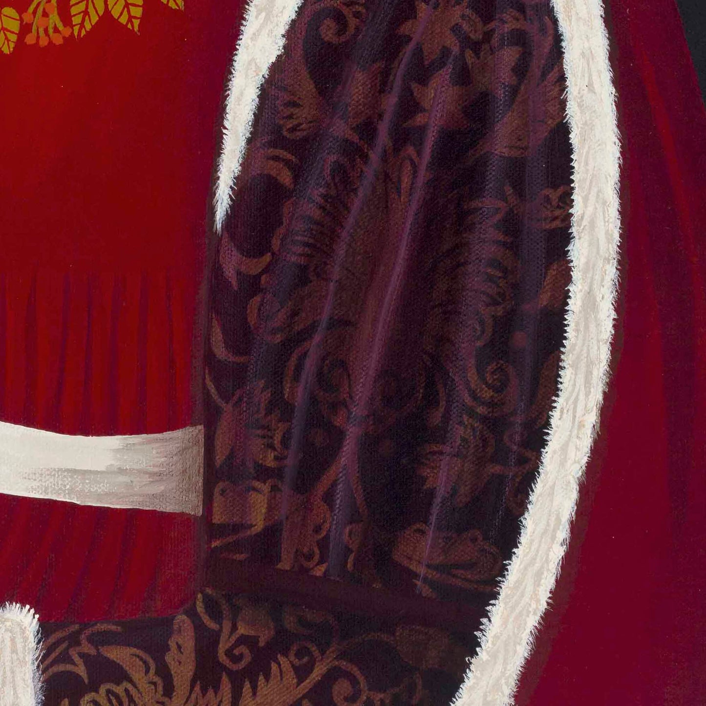 The Scheming Pharmacist and The Deceitful Wife – Original Medieval Swan Diptych Painting