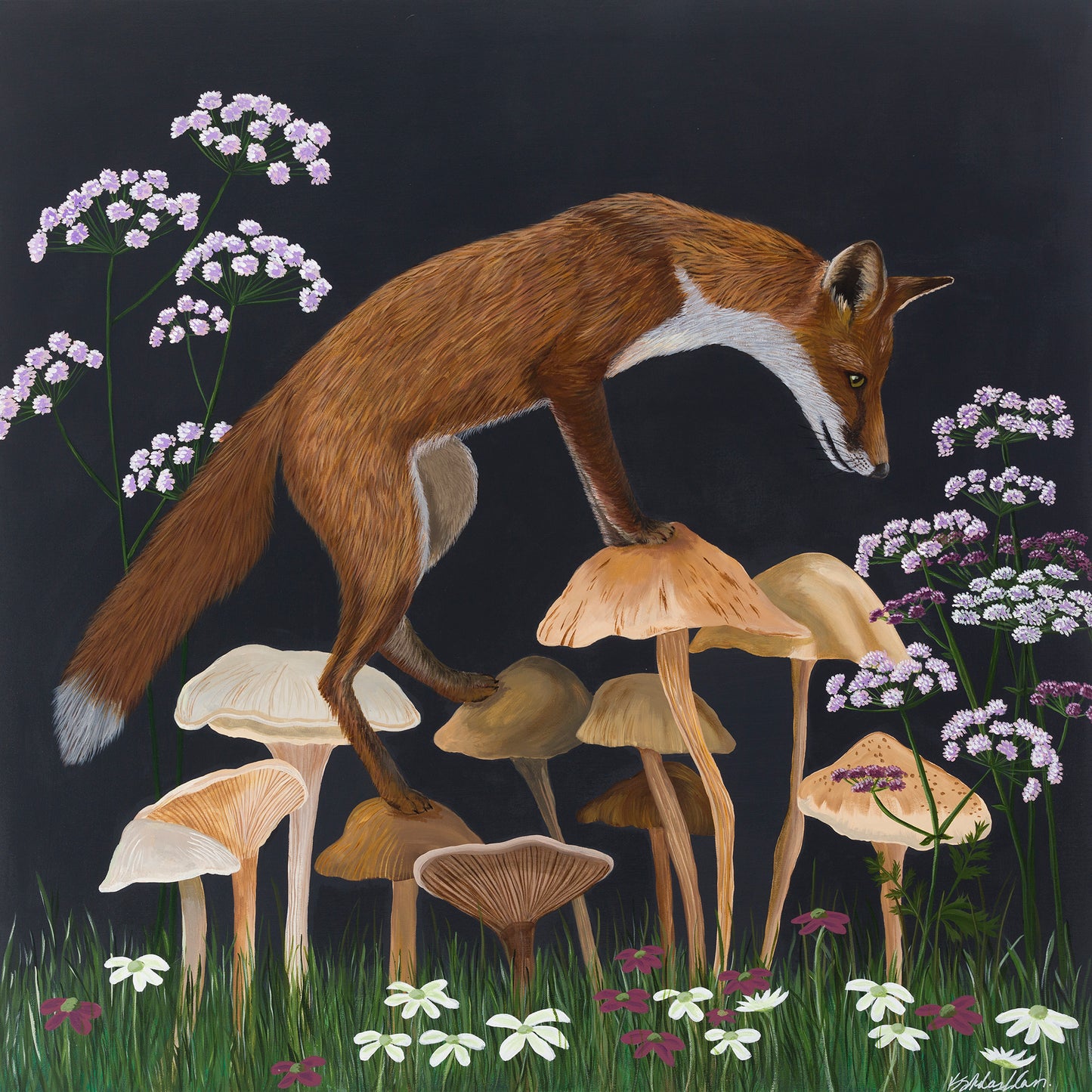 Vulpes Mycelia - Limited Edition Print