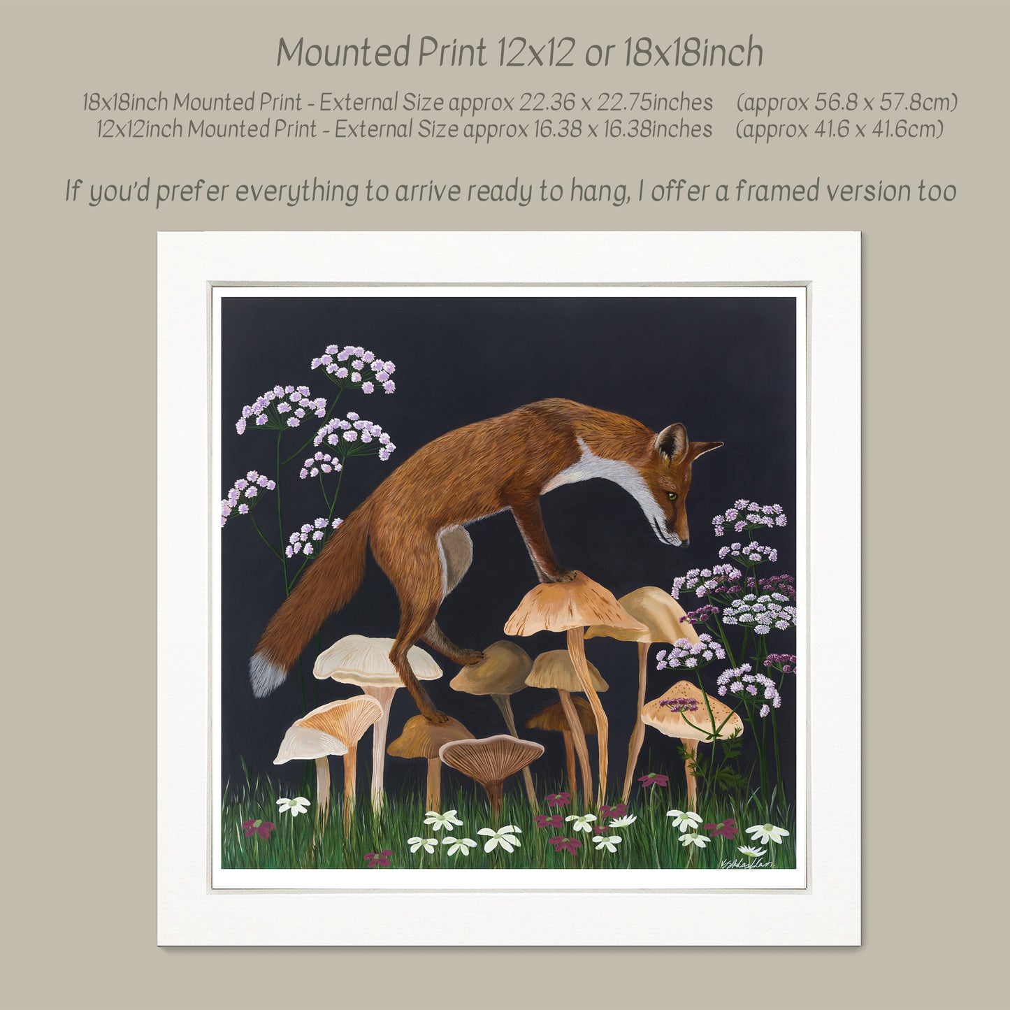 Vulpes Mycelia - Limited Edition Print