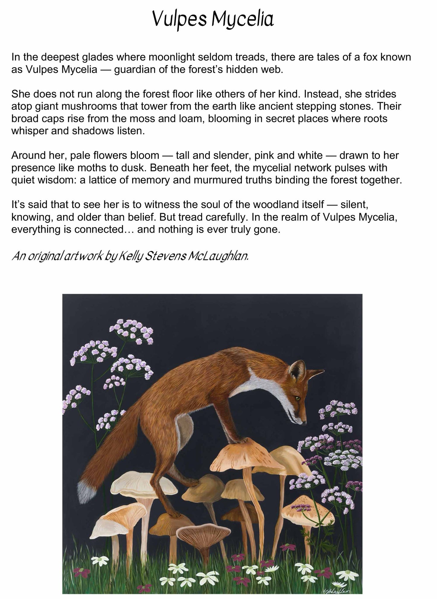 Vulpes Mycelia - Limited Edition Print
