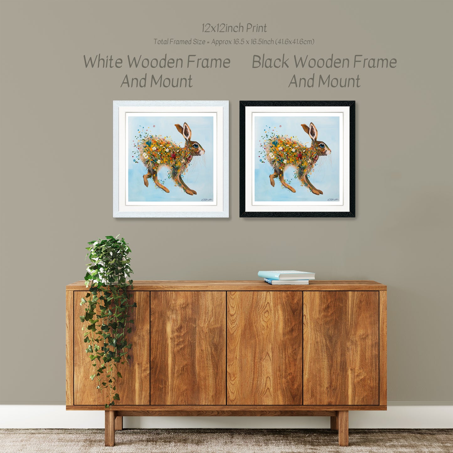 Hare Bouquet - Limited Edition Print