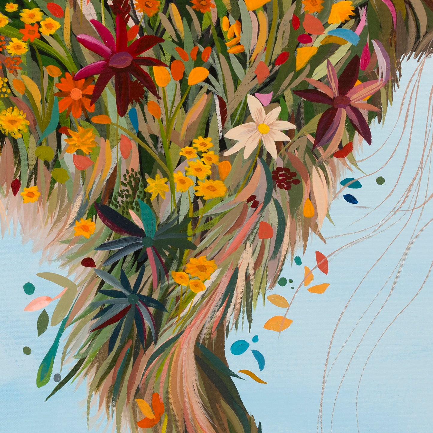 Hare Bouquet - Limited Edition Print