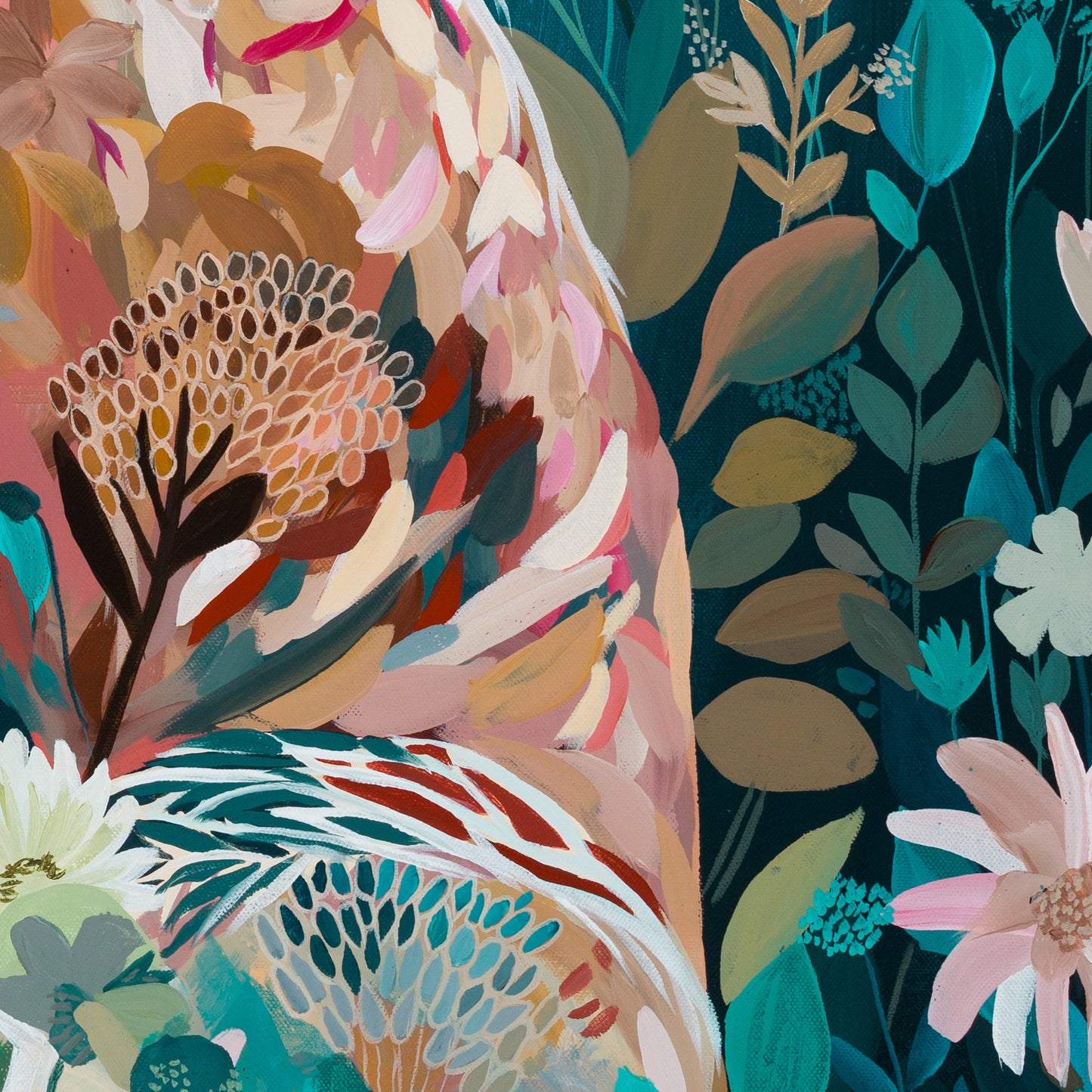 Whispers in Moonlight — Original Acrylic Painting