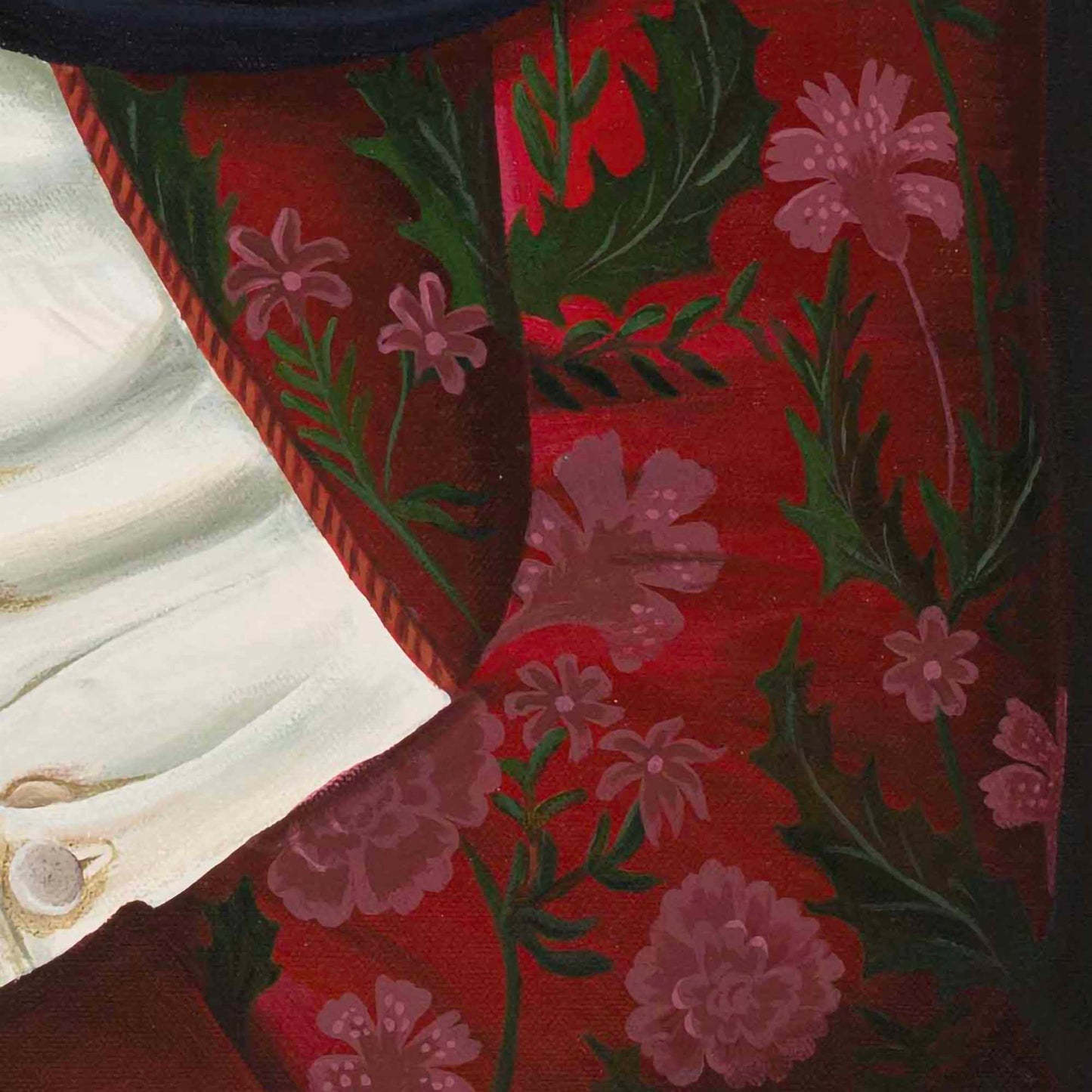 The Masquerade of Lord Reynard – Original Fox Portrait Painting in Period Costume