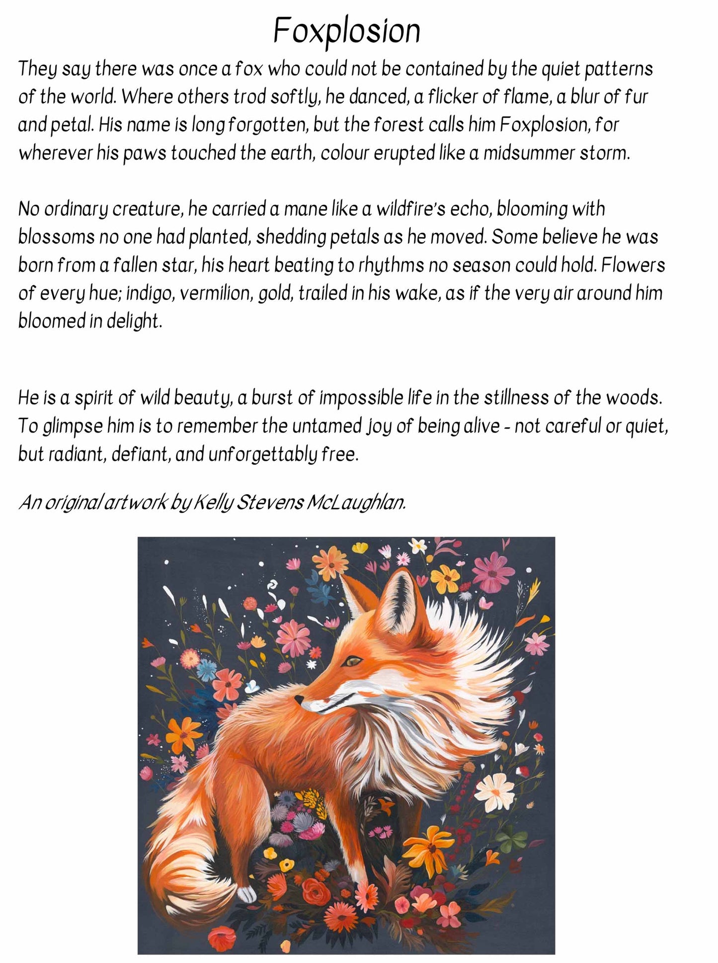 Foxplosion - Limited Edition Print