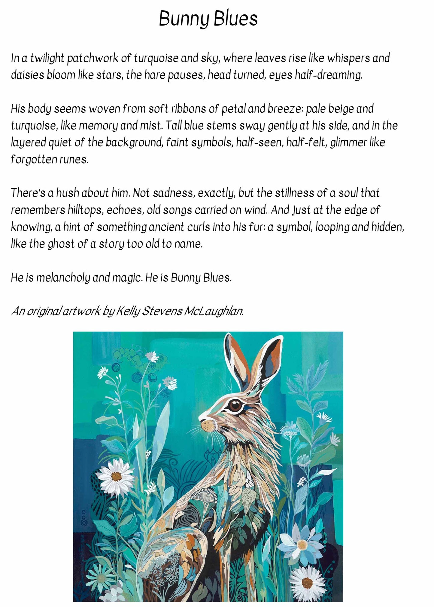 Bunny Blues - Limited Edition Print