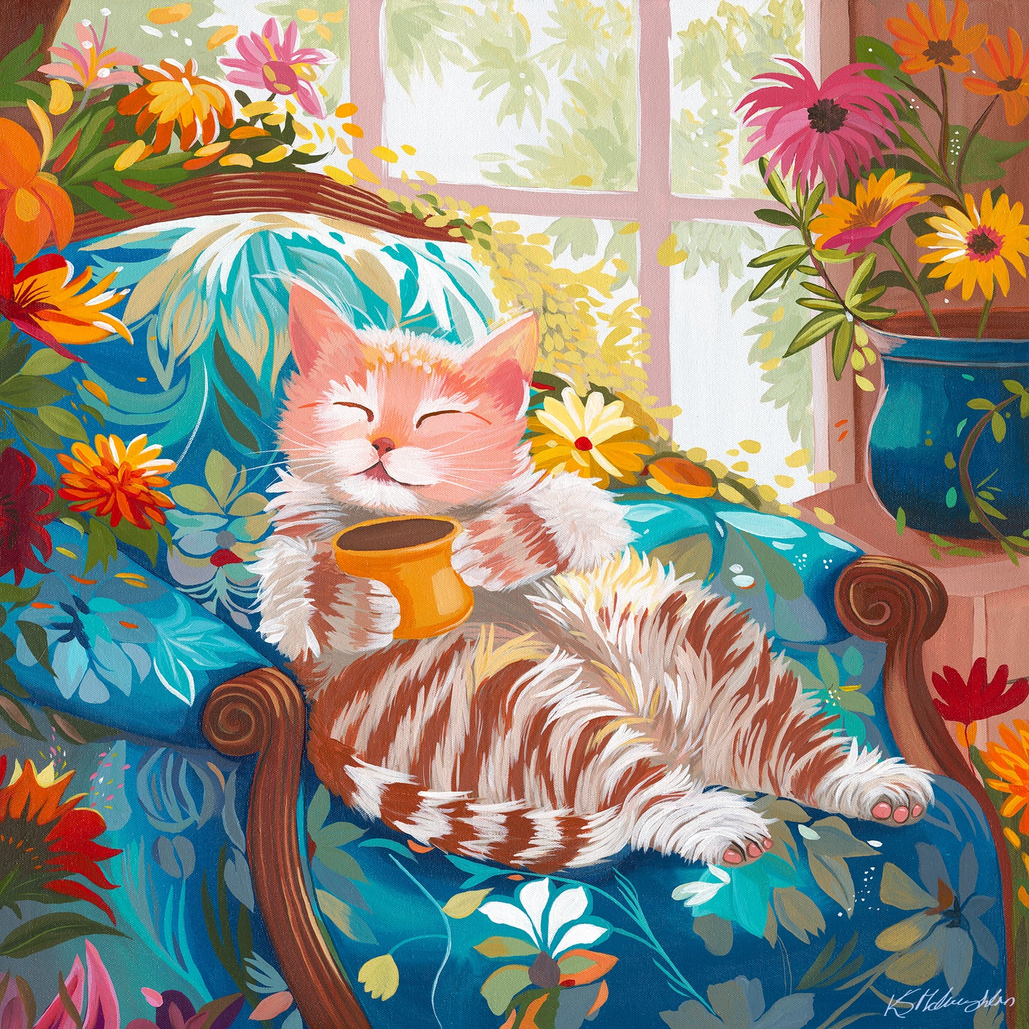 11am – Original Acrylic Painting