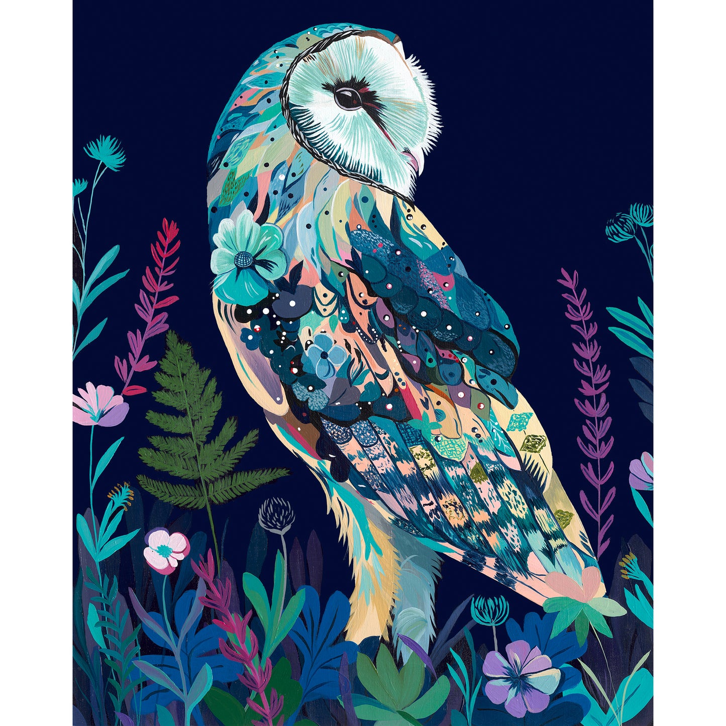 Bramwen Owl — Original Acrylic Painting