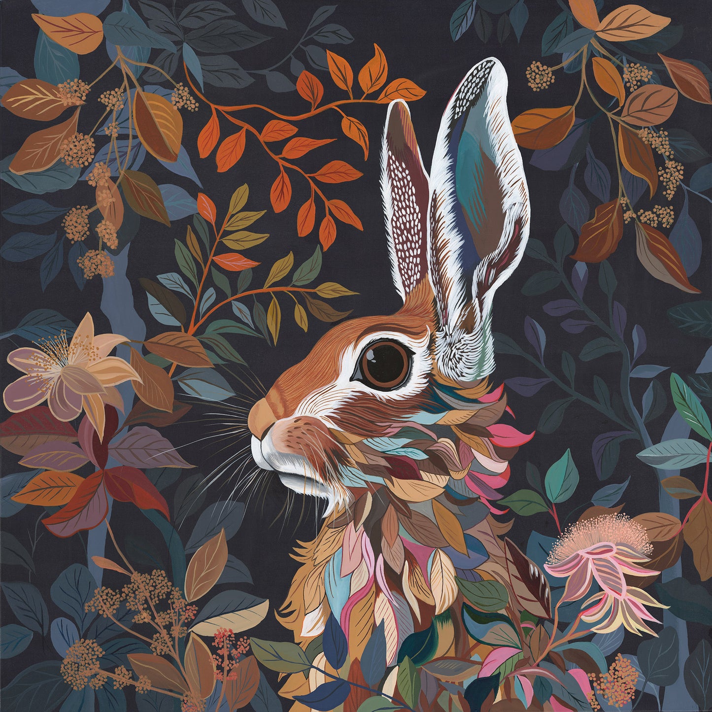 Hollowshade Hare - Original Acrylic Painting
