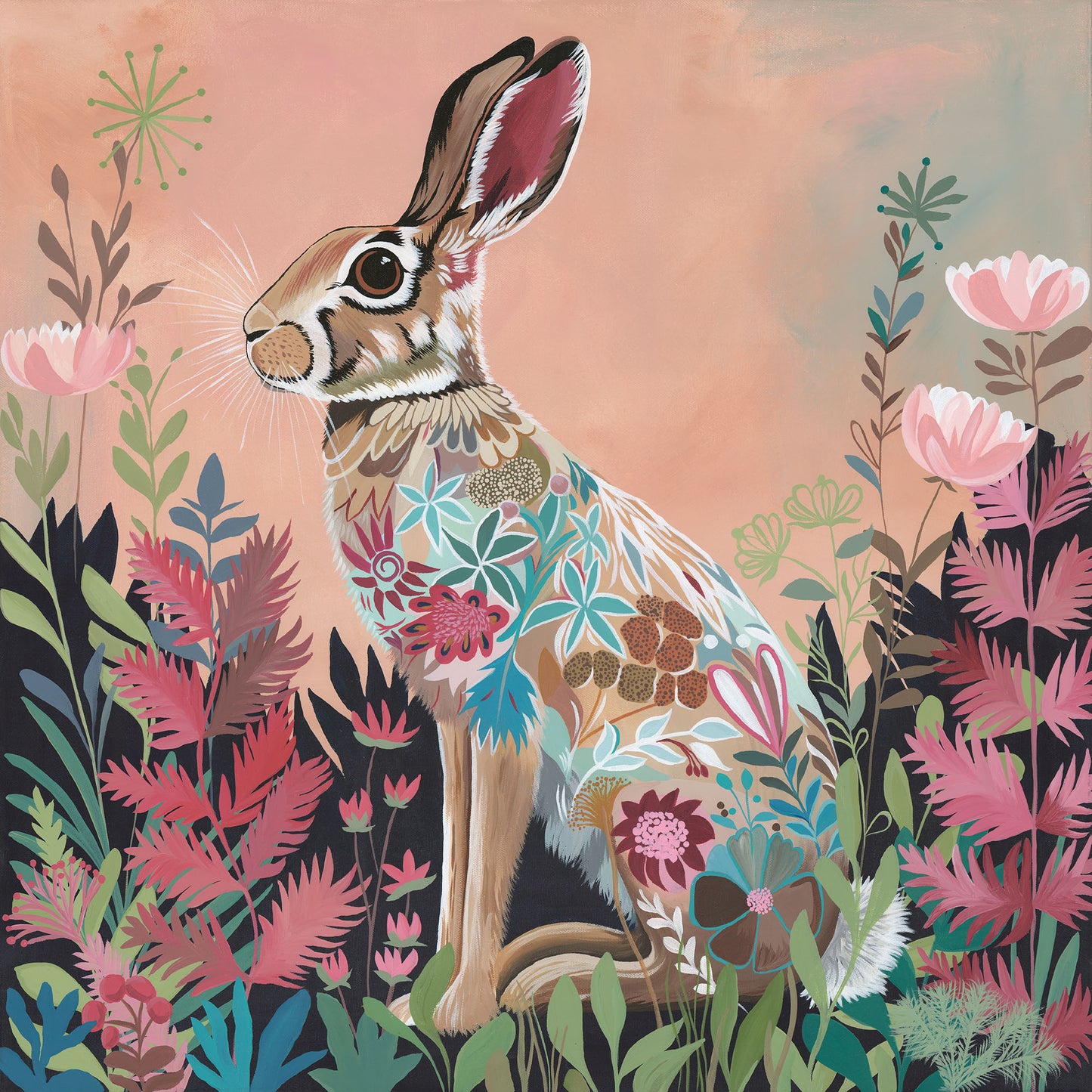 Blushfern – Original Acrylic Painting