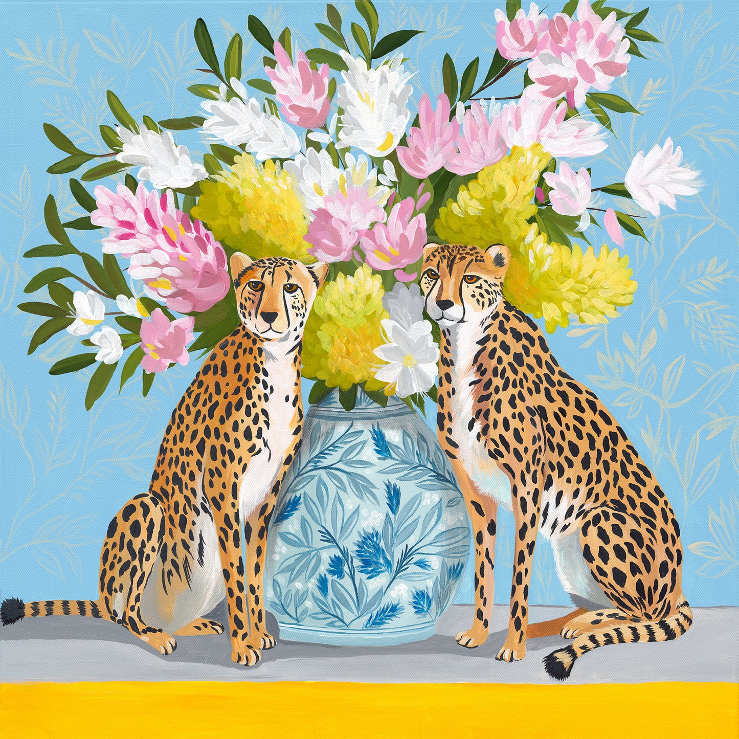 The Spotted Vasekeepers – Original Acrylic Painting