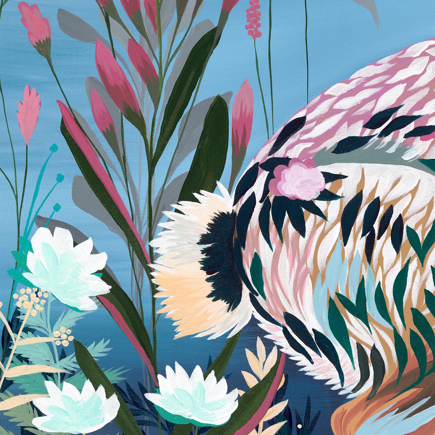 Hushed Meadow – Original Acrylic Painting