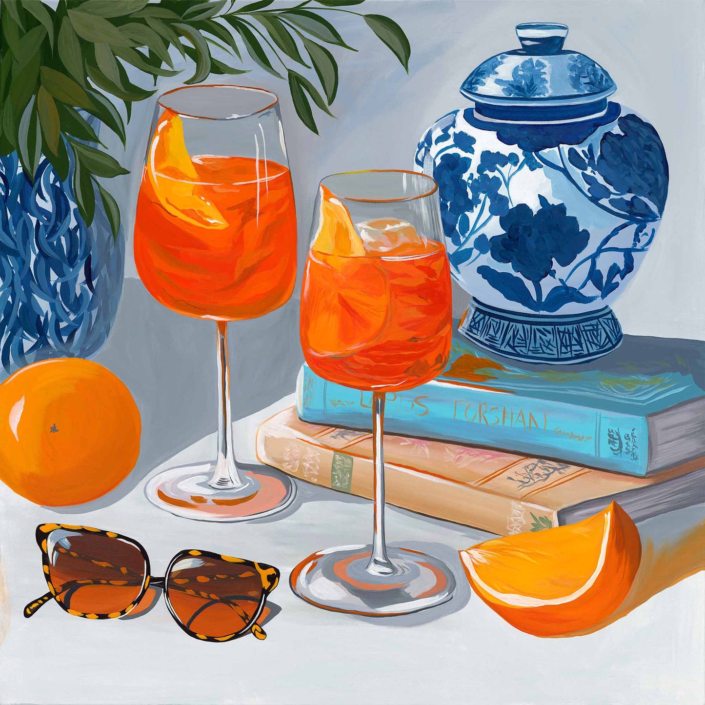 Orange Spritz – Original Acrylic Painting