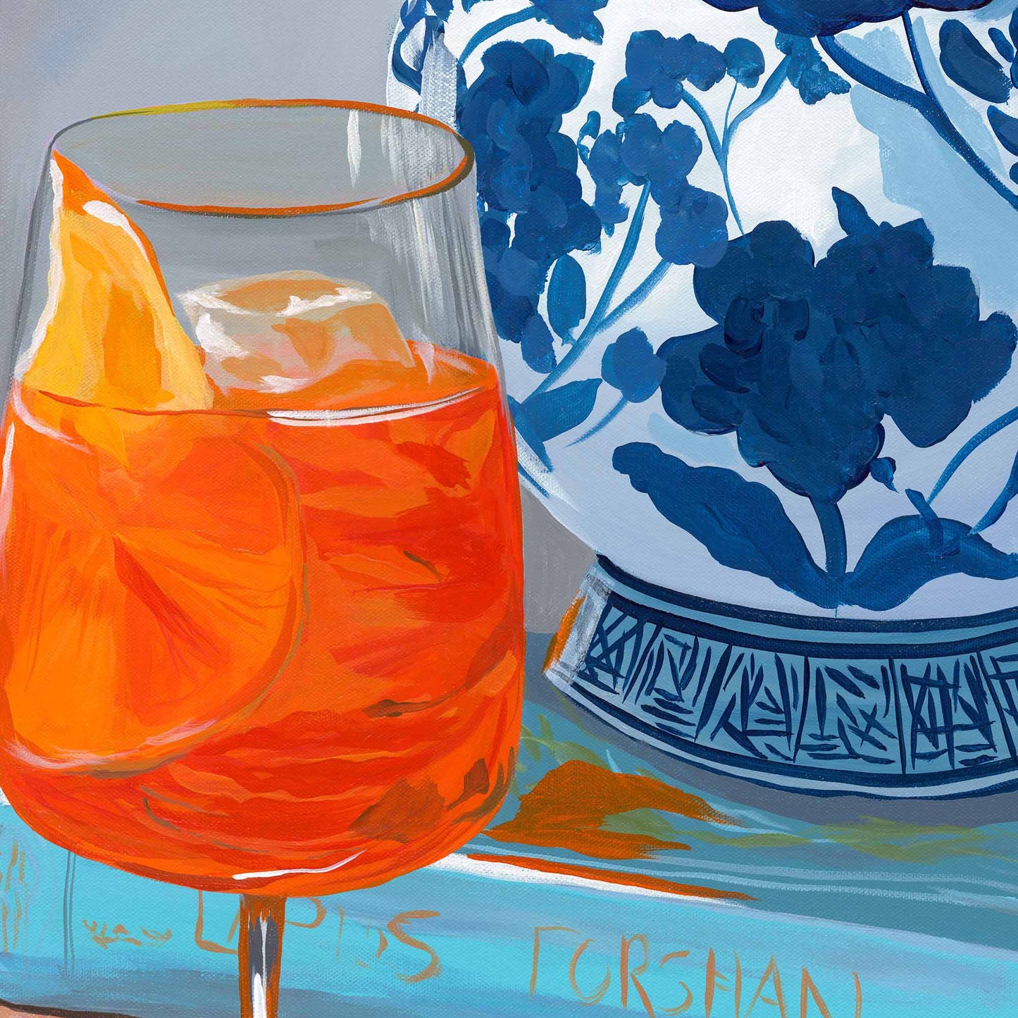 Orange Spritz – Original Acrylic Painting