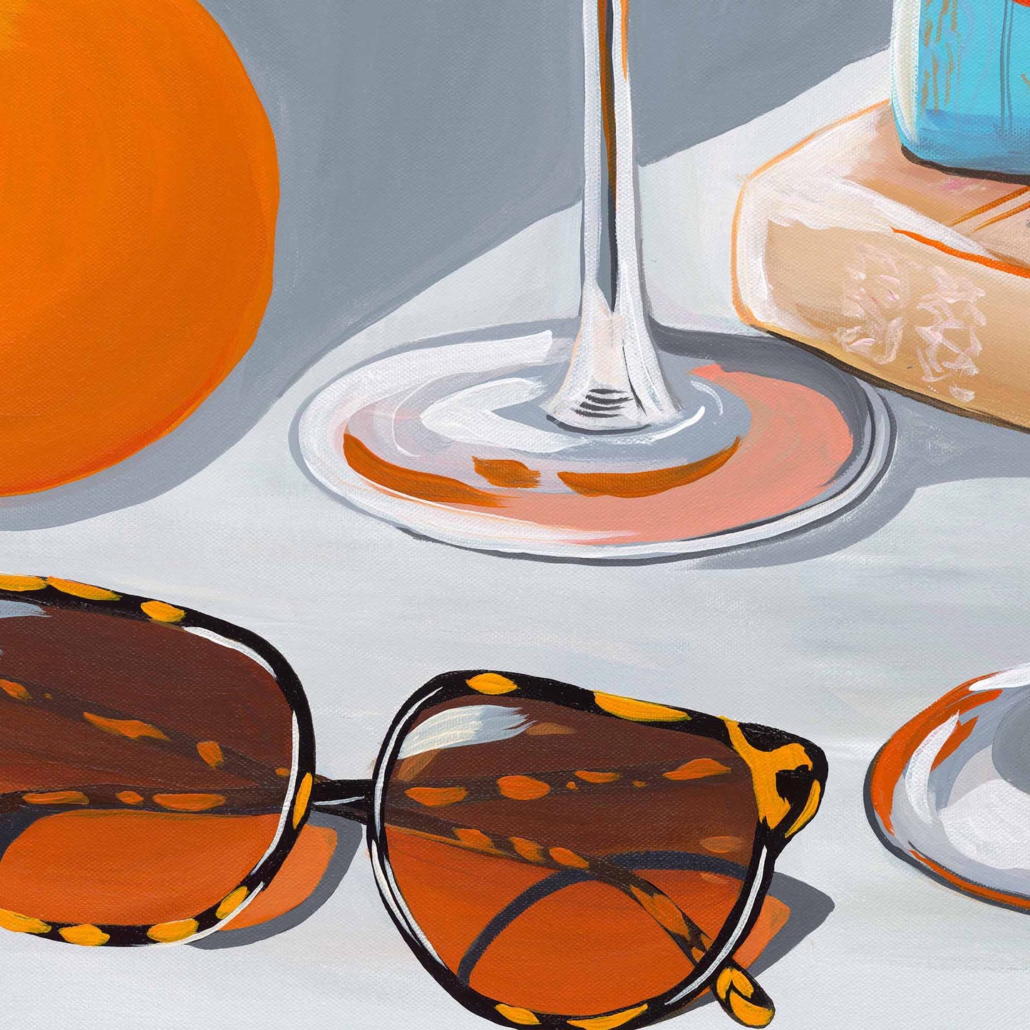 Orange Spritz – Original Acrylic Painting