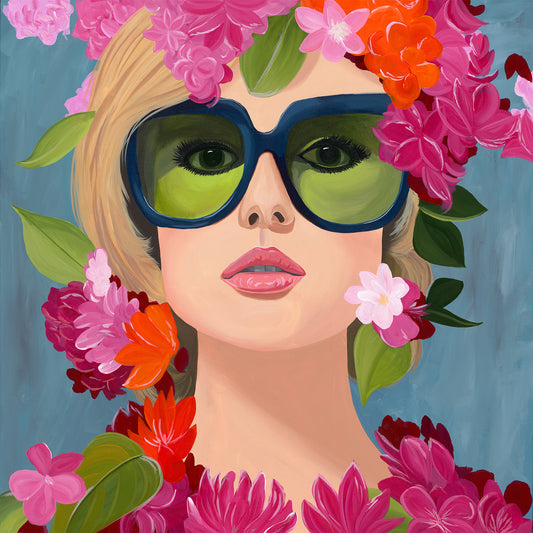 Garden Party Cool - Original Acrylic Painting