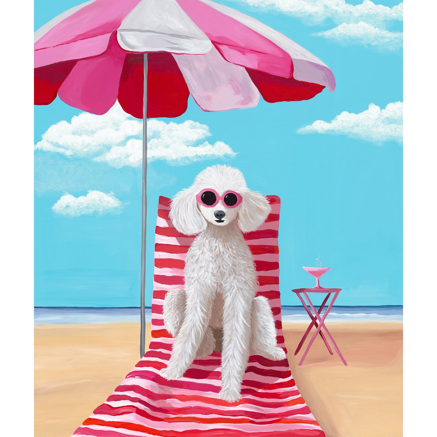 Sun Sand and Sass – Original Acrylic Painting