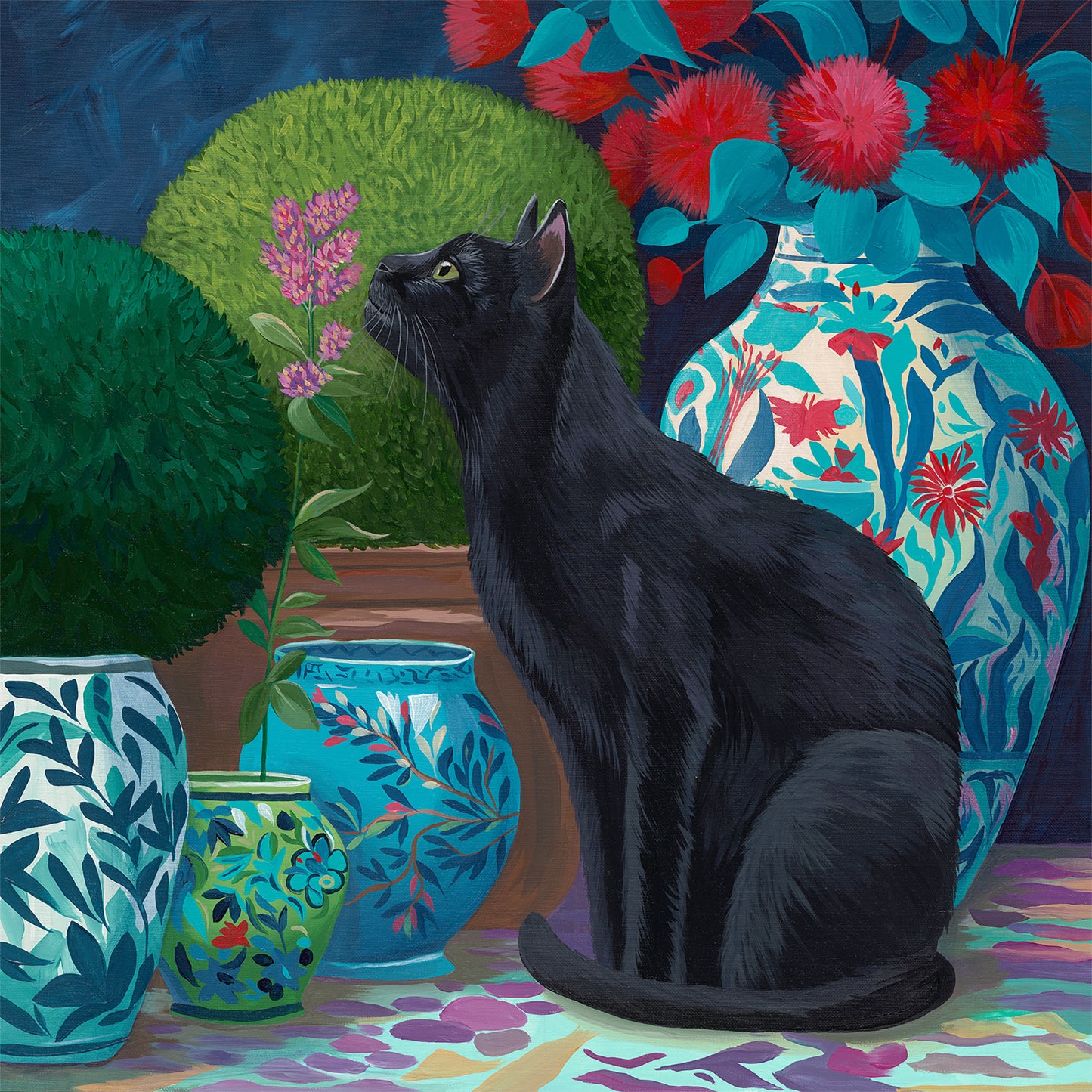 Velvet Bloom – Original Acrylic Painting