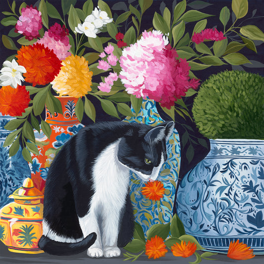 Flower Snuffle – Original Acrylic Painting