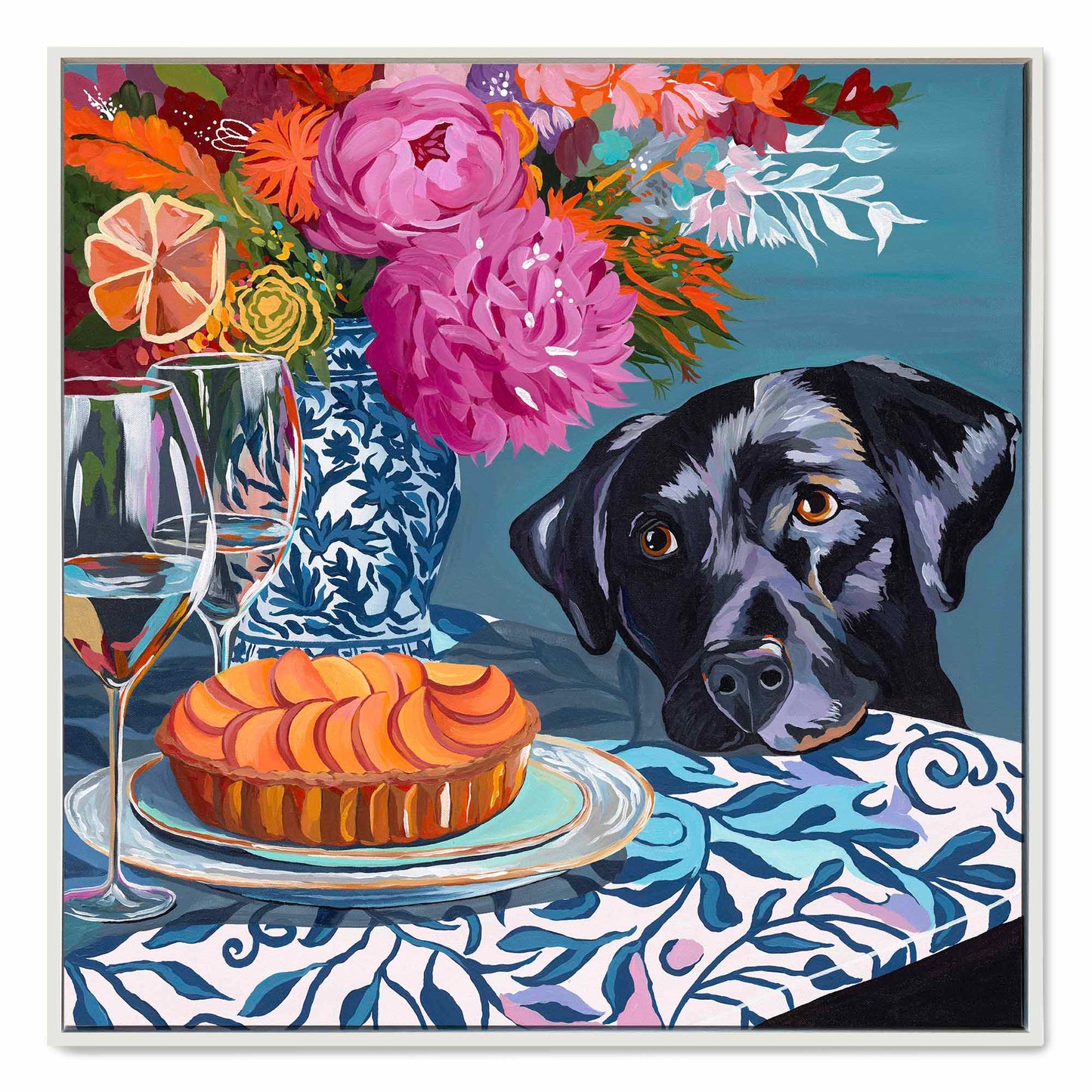 Peach Pie – Original Acrylic Painting