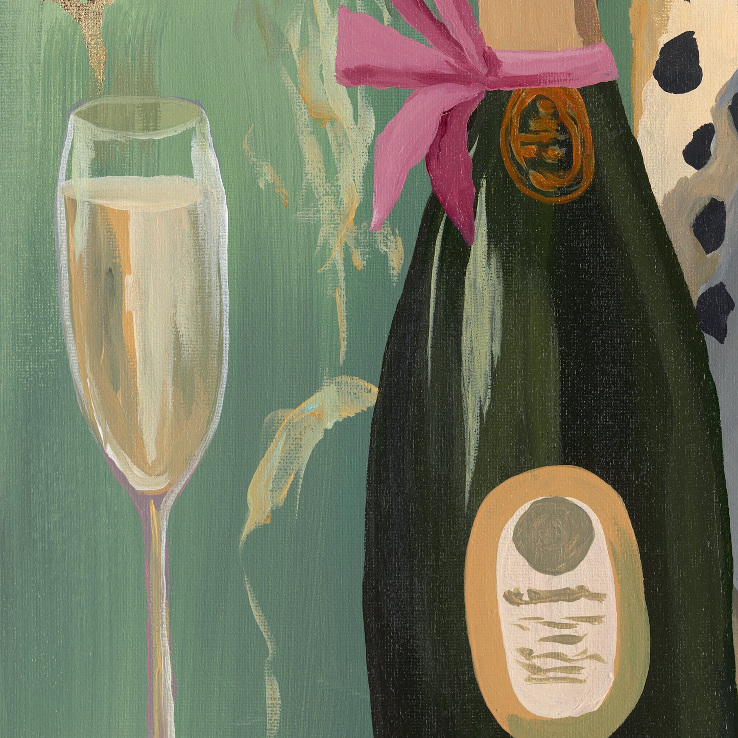 The Celebration Cynic – Original Acrylic Painting