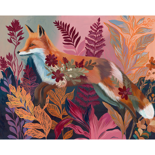 Flash Through Ferns – Original Acrylic Painting