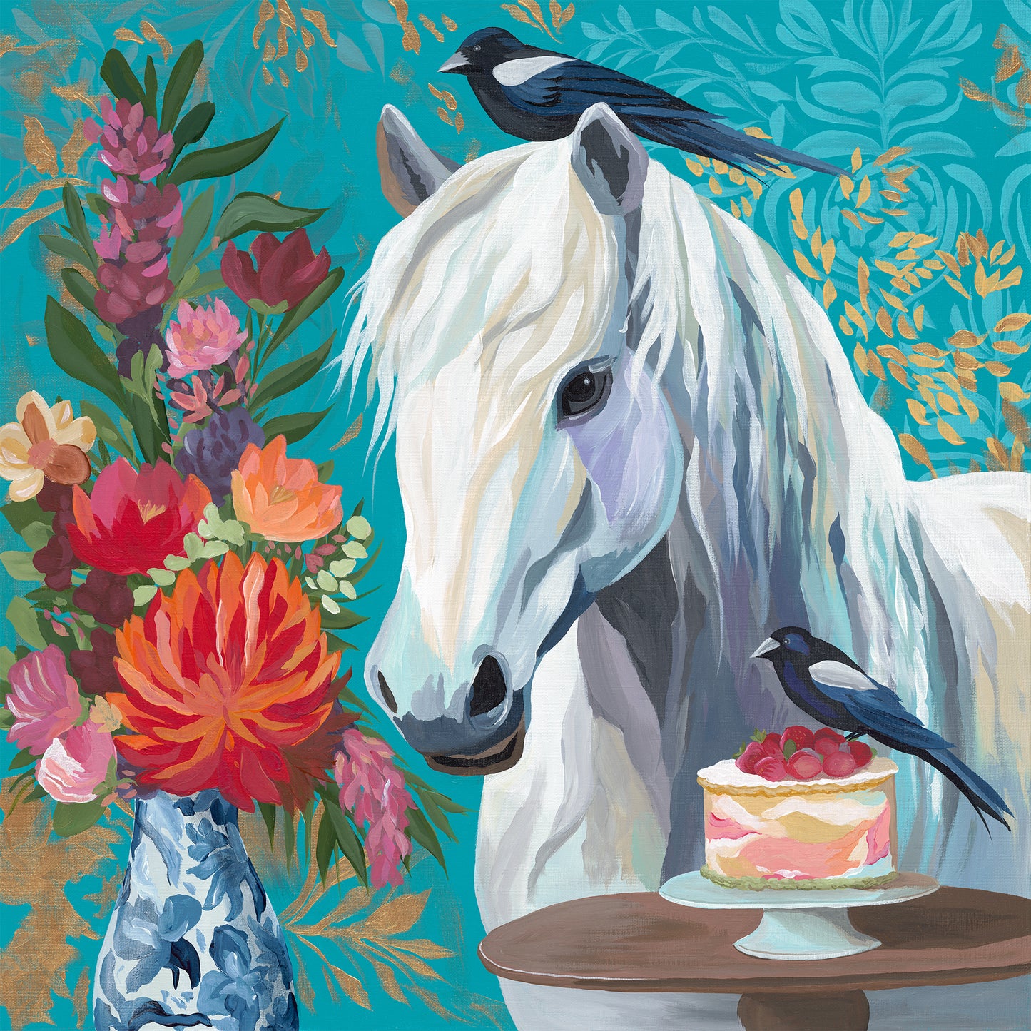 The Mare Who Knew Better – Original Acrylic Painting
