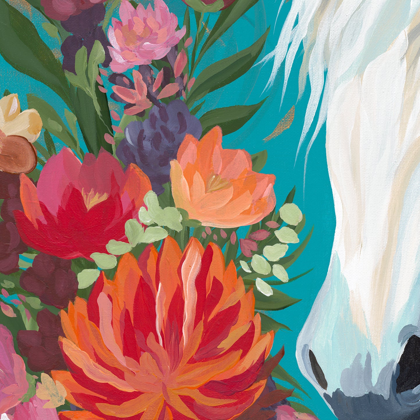 The Mare Who Knew Better – Original Acrylic Painting