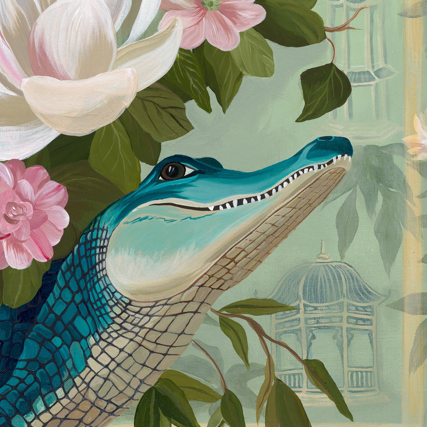 A Very Unexpected Guest– Original Acrylic Painting