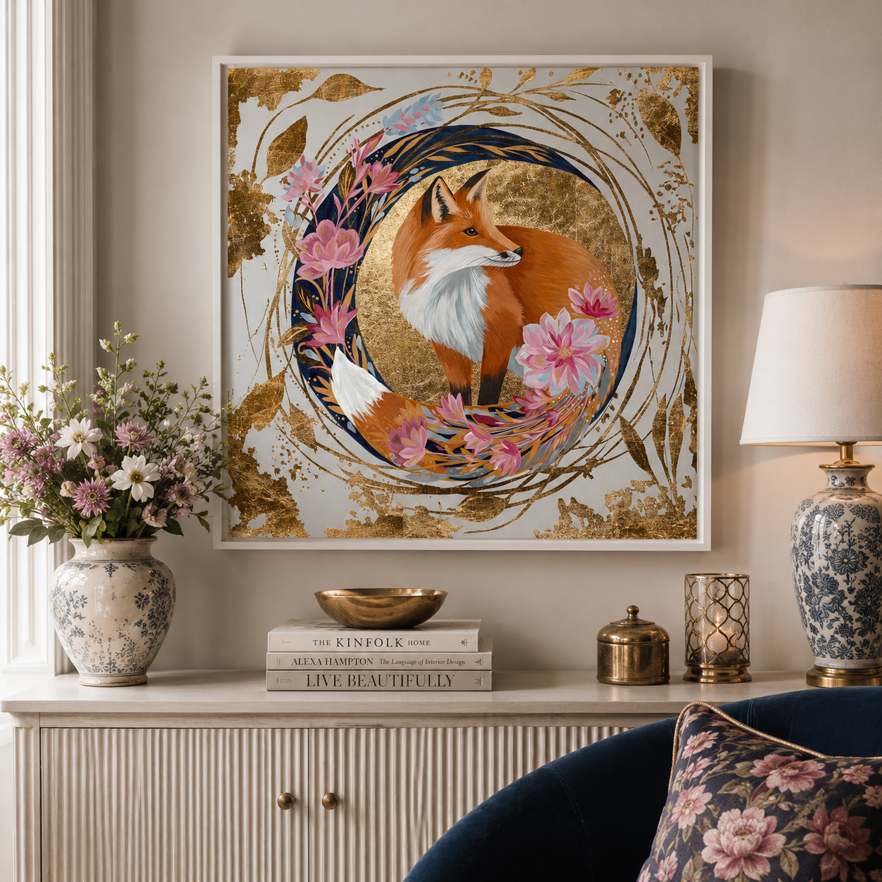 Vulpes Aureus – Original Acrylic Painting