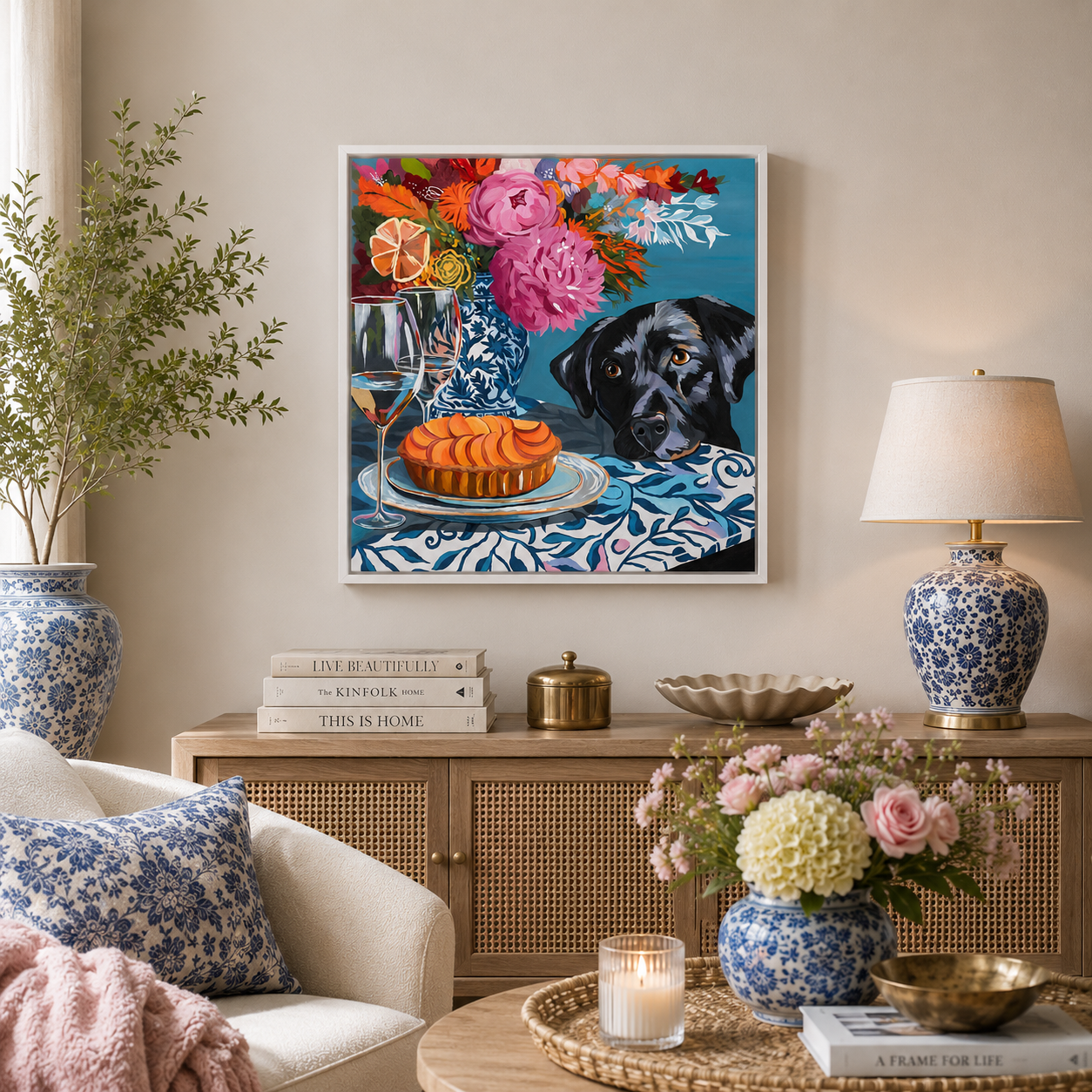 Peach Pie – Original Acrylic Painting