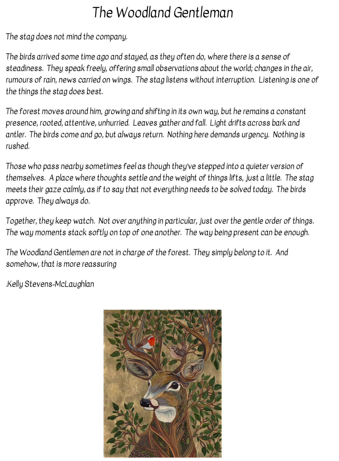 The Woodland Gentlemen – Original Acrylic Painting